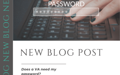 Does a VA need my password?